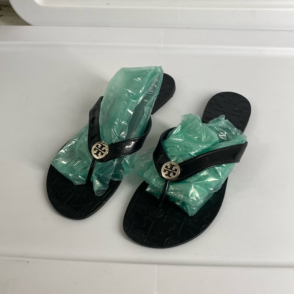 Women’s Tory Burch Black Sandals, size 10